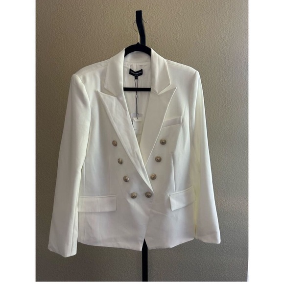 Generation Love Delilah Crepe Blazer in White SIZES XL and 2XL. SALE - Picture 2 of 11